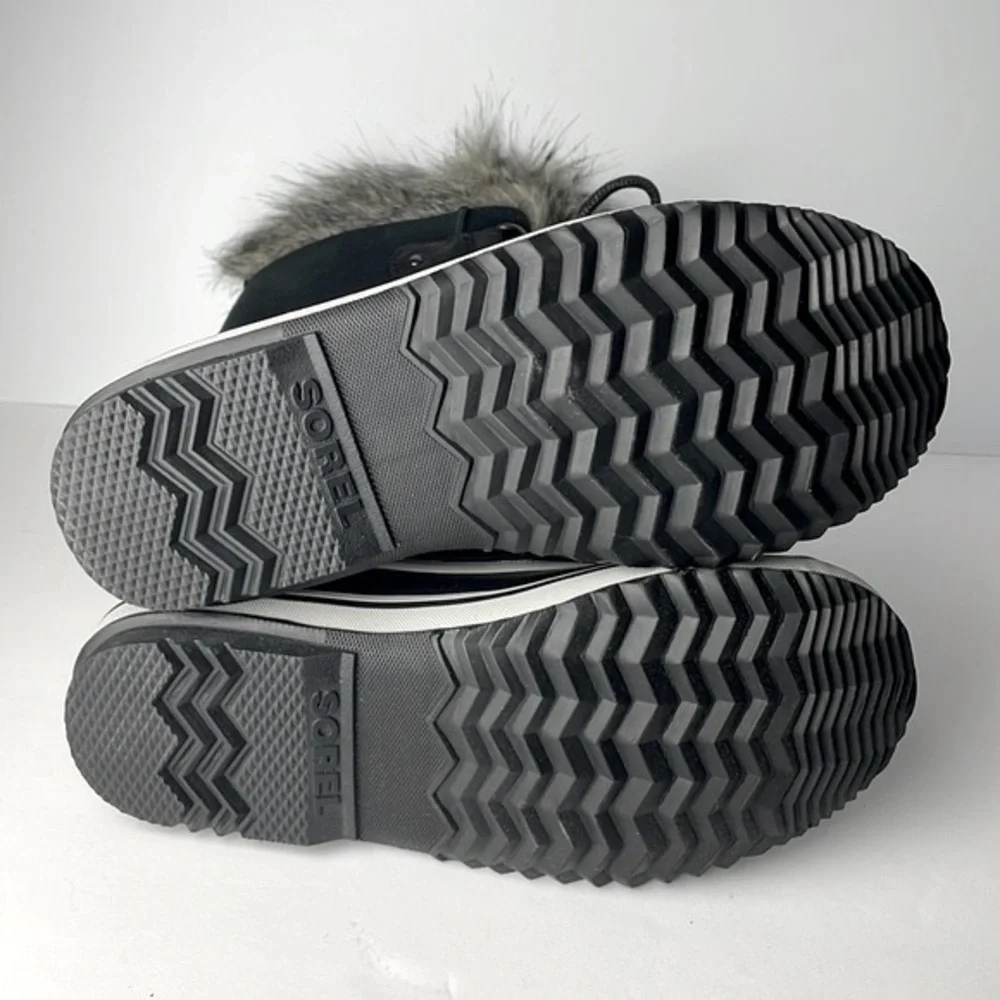 NEW Sorel Joan of Arctic Black Tall Winter Boots